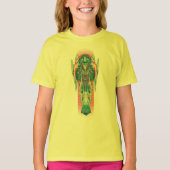 Aquaman | Nieuw paneel koningin visserij T-shirt (Voorkant)