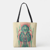 Aquaman | Nieuw paneel koningin visserij Tote Bag (Achterkant)