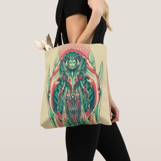 Aquaman | Nieuw paneel koningin visserij Tote Bag (Dichtbij)
