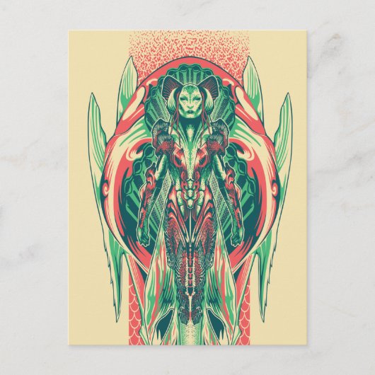 Aquaman | Nieuw panel voor de koningin visserij Briefkaart (Voorkant)
