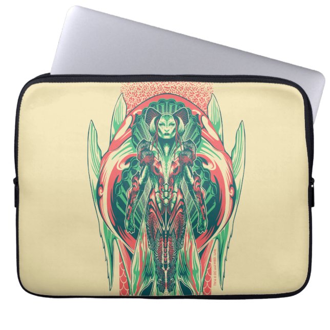 Aquaman | Nieuw panel voor de koningin visserij Laptop Sleeve (Voorkant)