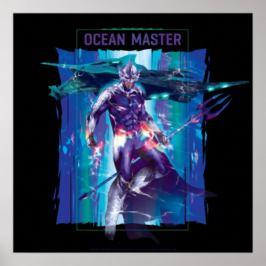 Aquaman | Ocean Master King Orm Refracted Graphic Poster (Voorkant)