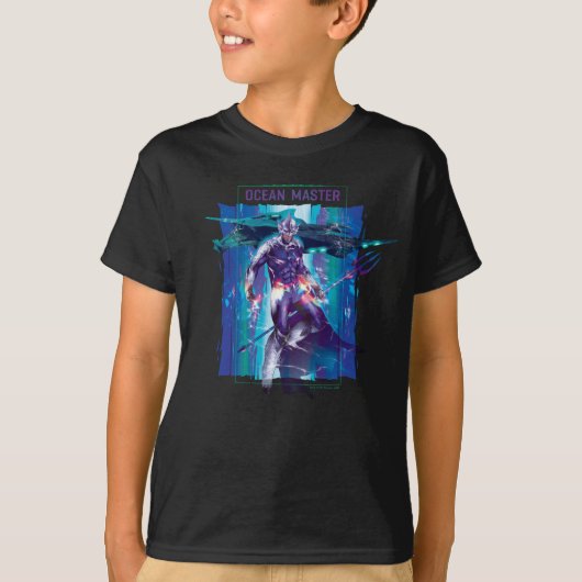 Aquaman | Ocean Master King Orm Refracted Graphic T-shirt (Voorkant)