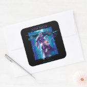 Aquaman | Ocean Master King Orm Refracted Graphic Vierkante Sticker (Envelop)