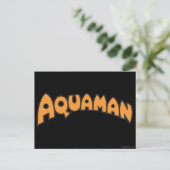 Aquaman Oranje Logo Briefkaart (Staand voorkant)