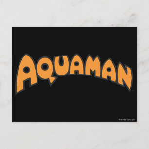 Aquaman Oranje Logo Briefkaart