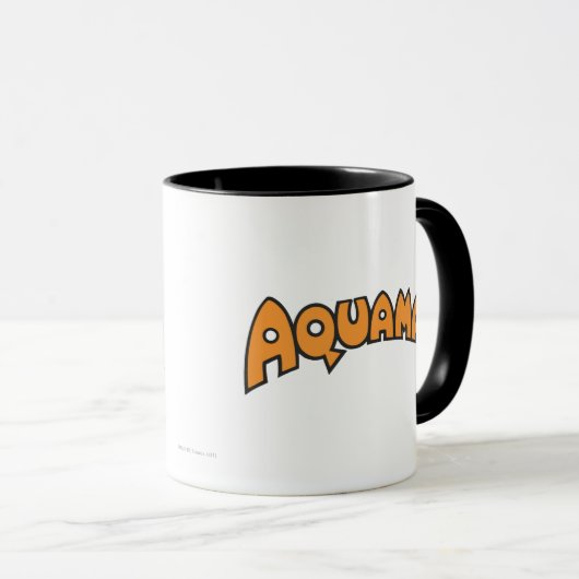 Aquaman Oranje Logo Mok (Voorkant rechts)
