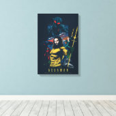 Aquaman | Orin, Mera en Black Manta Graphic Canvas Afdruk (Insitu (Houten vloer))