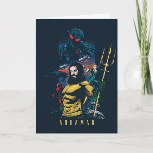 Aquaman | Orin, Mera en Black Manta Graphic Kaart (Voorkant)