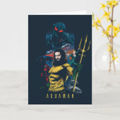 Aquaman | Orin, Mera en Black Manta Graphic Kaart (Gele Bloem)