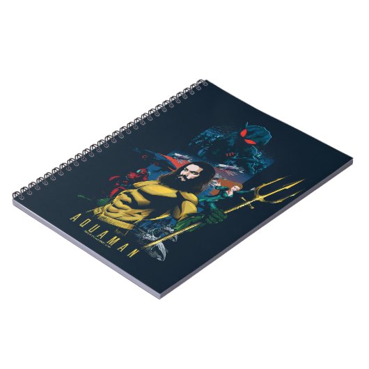 Aquaman | Orin, Mera en Black Manta Graphic Notitieboek (Linkerzijde)