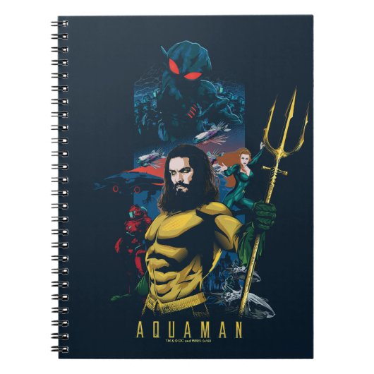 Aquaman | Orin, Mera en Black Manta Graphic Notitieboek (Voorkant)