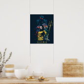 Aquaman | Orin, Mera en Black Manta Graphic Poster (Keuken)