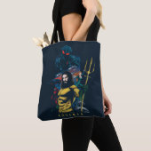 Aquaman | Orin, Mera en Black Manta Graphic Tote Bag (Dichtbij)