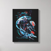 Aquaman | Orm, Zwarte Manta, Tylosaur en Ships Canvas Afdruk (Voorkant)
