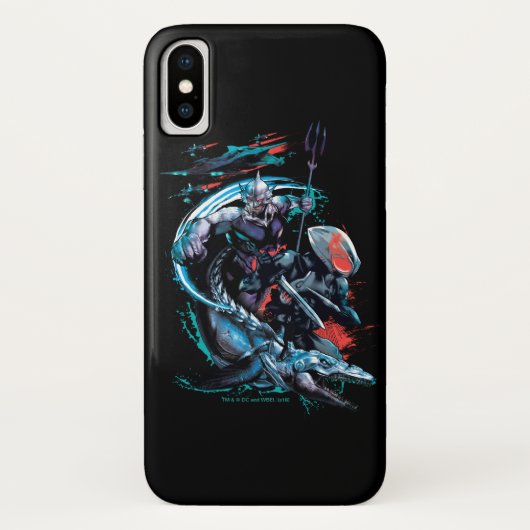 Aquaman | Orm, Zwarte Manta, Tylosaur en Ships Case-Mate iPhone Case (Achterkant)