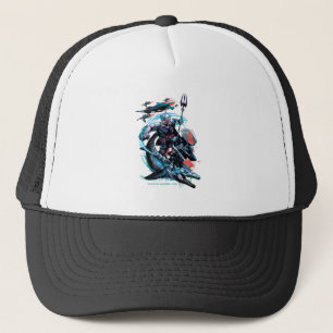 Aquaman   Orm, Zwarte Manta, Tylosaur en Ships Trucker Pet