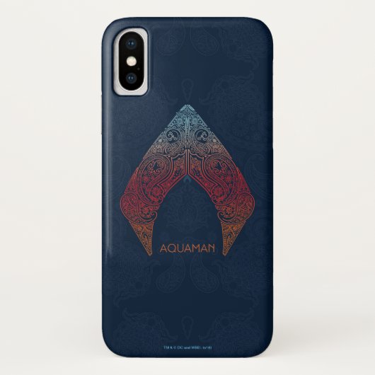Aquaman | Paisley Aquaman Logo Case-Mate iPhone Case (Achterkant)