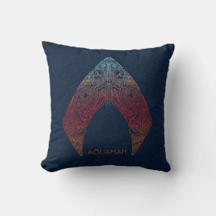 Aquaman   Paisley Aquaman Logo Kussen