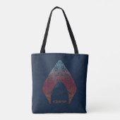 Aquaman | Paisley Aquaman Logo Tote Bag (Achterkant)