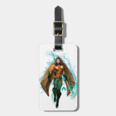 Aquaman | Prince Orin with Aquaman Logo Bagagelabel (Voorkant verticaal)