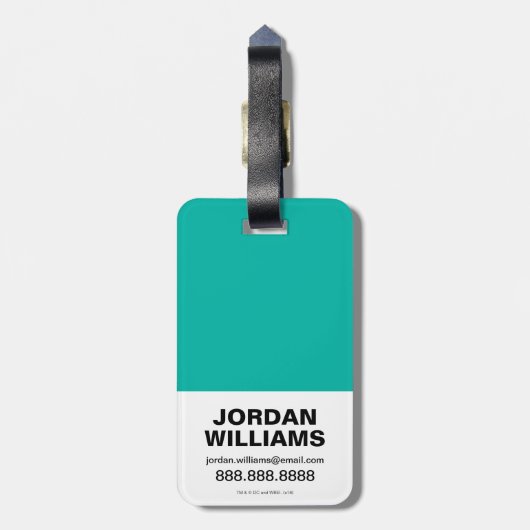 Aquaman | Prince Orin with Aquaman Logo Bagagelabel (Achterkant verticaal)