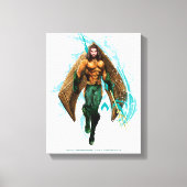 Aquaman | Prince Orin with Aquaman Logo Canvas Afdruk (Voorkant)