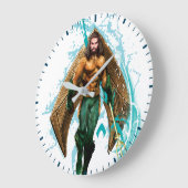 Aquaman | Prince Orin with Aquaman Logo Grote Klok (Hoek)