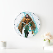 Aquaman | Prince Orin with Aquaman Logo Grote Klok (Huis)