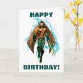Aquaman | Prince Orin with Aquaman Logo Kaart (Gele Bloem)