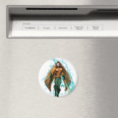 Aquaman | Prince Orin with Aquaman Logo Magneet (Insitu (Vaatwasser))