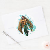 Aquaman | Prince Orin with Aquaman Logo Ronde Sticker (Envelop)