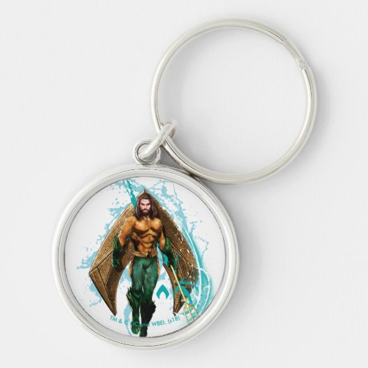 Aquaman | Prince Orin with Aquaman Logo Sleutelhanger (Voorkant)