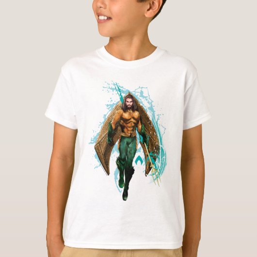 Aquaman | Prince Orin with Aquaman Logo T-shirt (Voorkant)