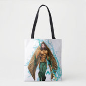 Aquaman | Prince Orin with Aquaman Logo Tote Bag (Voorkant)