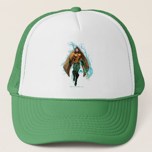 Aquaman | Prince Orin with Aquaman Logo Trucker Pet (Voorkant)