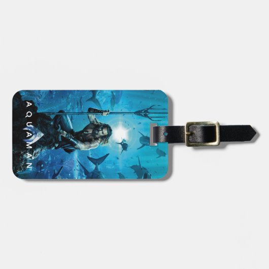 Aquaman | Prince Orin with Aquatic Animals Bagagelabel (Voorkant horizontaal)