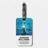 Aquaman | Prince Orin with Aquatic Animals Bagagelabel (Achterkant verticaal)