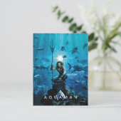 Aquaman | Prince Orin with Aquatic Animals Briefkaart (Staand voorkant)