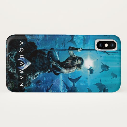 Aquaman | Prince Orin with Aquatic Animals Case-Mate iPhone Case (Achterkant (horizontaal))