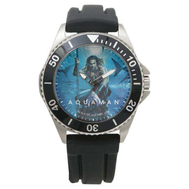 Aquaman | Prince Orin with Aquatic Animals Horloge (Voorkant)
