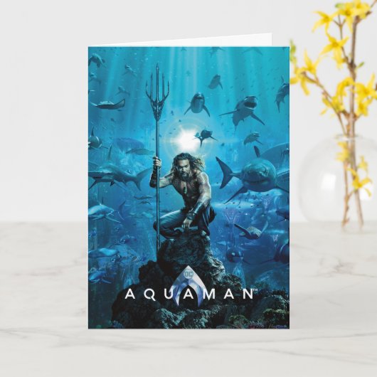 Aquaman | Prince Orin with Aquatic Animals Kaart (Gele Bloem)
