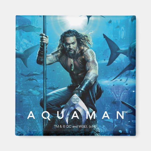 Aquaman | Prince Orin with Aquatic Animals Magneet (Voorkant)