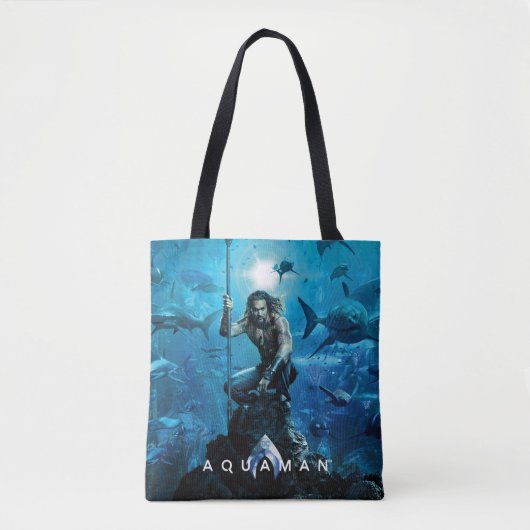 Aquaman | Prince Orin with Aquatic Animals Tote Bag (Voorkant)