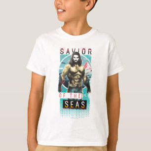 Aquaman   "Redder van de Zeeen" Modernist grafisch T-shirt