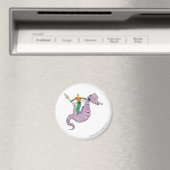 Aquaman Rides Seahorse Magneet (Insitu (Vaatwasser))