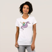 Aquaman Rides Seahorse T-shirt (Voorkant volledig)