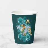Aquaman Riding Seahorse door de koninkrijken Papieren Bekers (Achterkant)