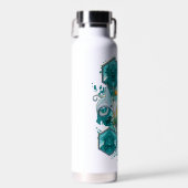 Aquaman Riding Seahorse door de koninkrijken Waterfles (Voorkant)