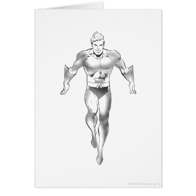 Aquaman Runs BW (Voorkant)